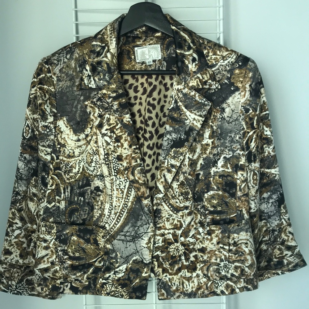Alberto Makali Printed Evening Jacket